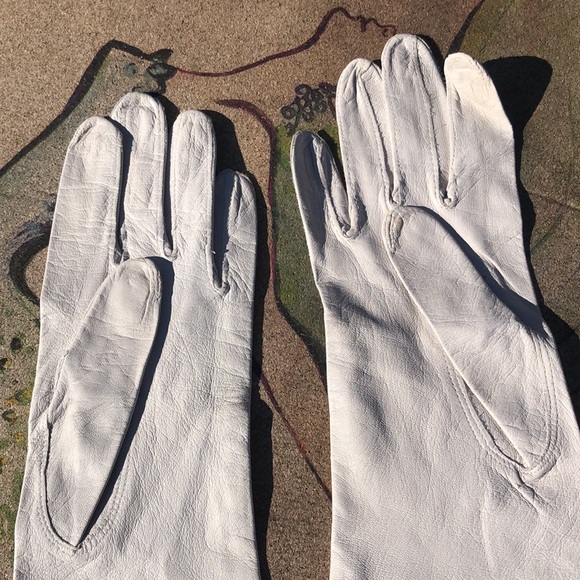 Vintage leather driving gloves an size 6 3/4 - Picture 6 of 6